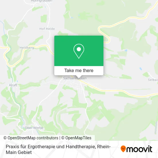 Карта Praxis für Ergotherapie und Handtherapie