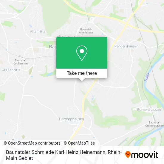 Карта Baunataler Schmiede Karl-Heinz Heinemann