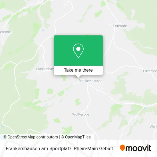 Карта Frankershausen am Sportplatz