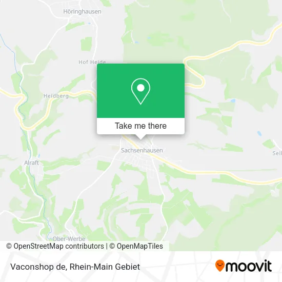 Карта Vaconshop de