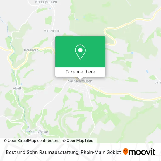 Карта Best und Sohn Raumausstattung