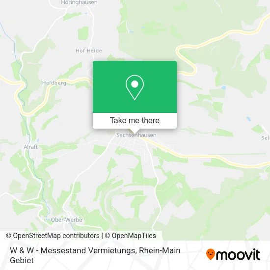 Карта W & W - Messestand Vermietungs