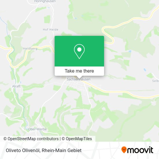 Карта Oliveto Olivenöl