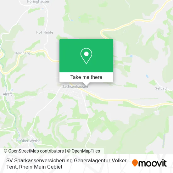 Карта SV Sparkassenversicherung Generalagentur Volker Tent