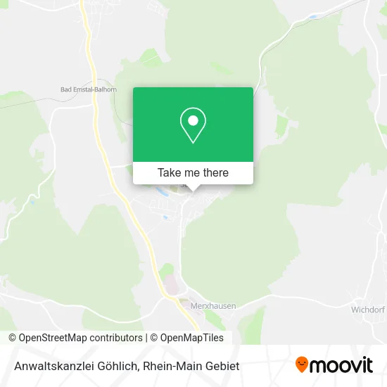 Карта Anwaltskanzlei Göhlich