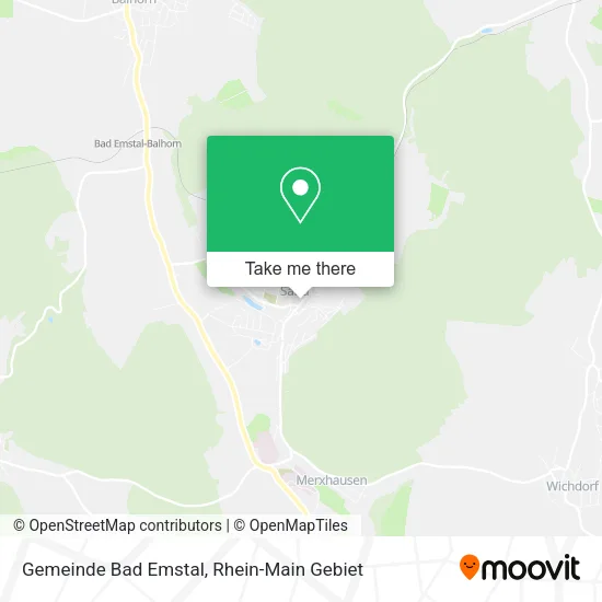 Карта Gemeinde Bad Emstal