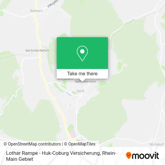 Карта Lothar Rampe - Huk-Coburg Versicherung