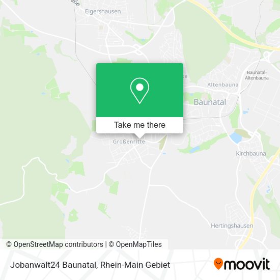 Карта Jobanwalt24 Baunatal