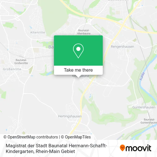 Карта Magistrat der Stadt Baunatal Hermann-Schafft-Kindergarten