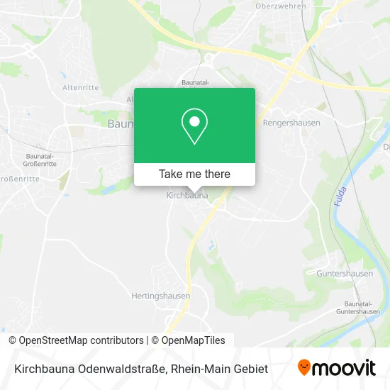 Карта Kirchbauna Odenwaldstraße