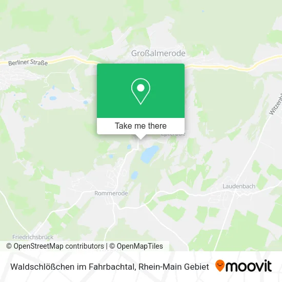 Карта Waldschlößchen im Fahrbachtal