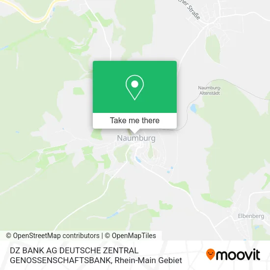 Карта DZ BANK AG DEUTSCHE ZENTRAL GENOSSENSCHAFTSBANK