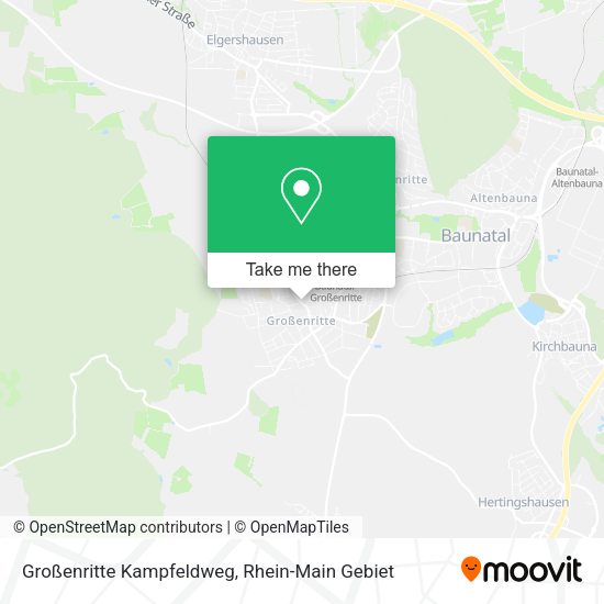 Карта Großenritte Kampfeldweg