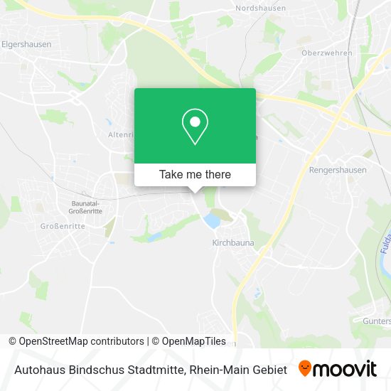 Карта Autohaus Bindschus Stadtmitte