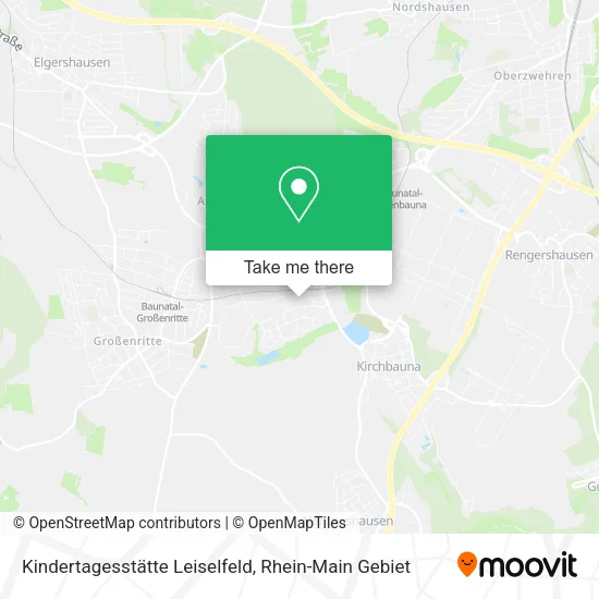 Карта Kindertagesstätte Leiselfeld