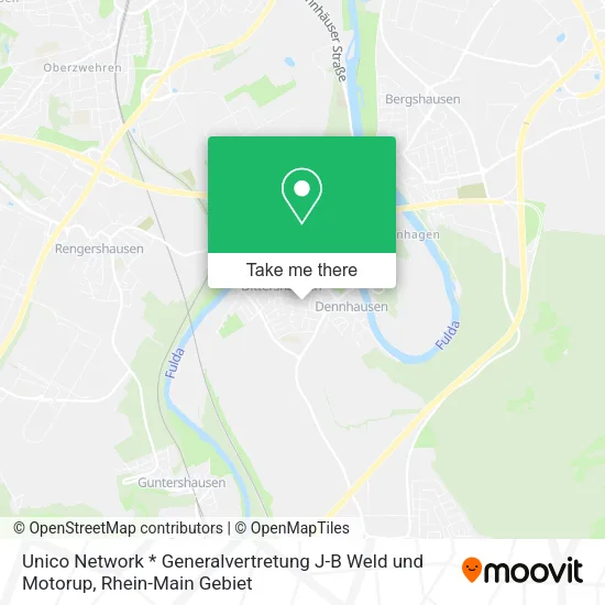 Карта Unico Network * Generalvertretung J-B Weld und Motorup