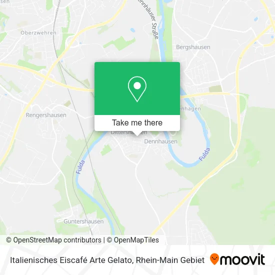 Карта Italienisches Eiscafé Arte Gelato