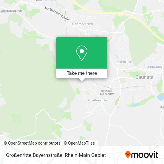Карта Großenritte Bayernstraße