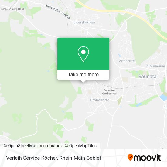 Карта Verleih Service Köcher