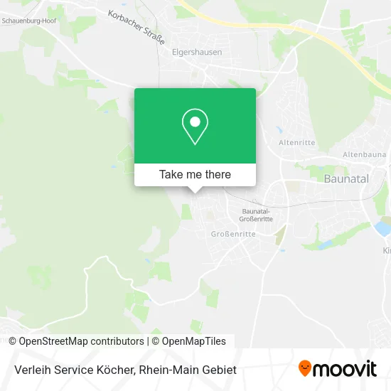 Карта Verleih Service Köcher