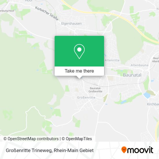 Карта Großenritte Trineweg