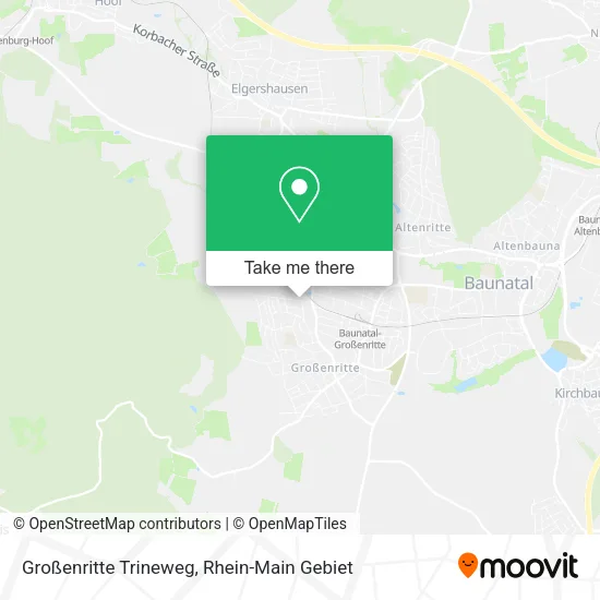 Карта Großenritte Trineweg