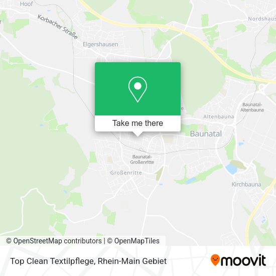 Карта Top Clean Textilpflege