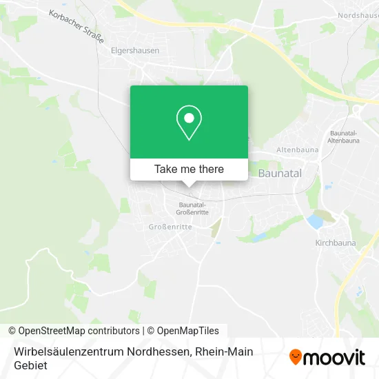 Карта Wirbelsäulenzentrum Nordhessen