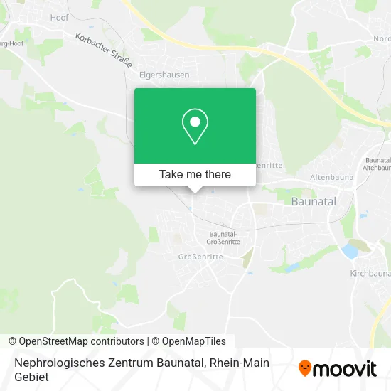 Карта Nephrologisches Zentrum Baunatal