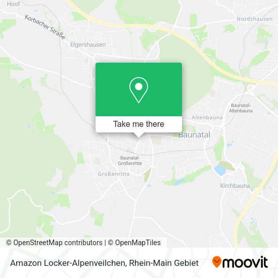 Карта Amazon Locker-Alpenveilchen
