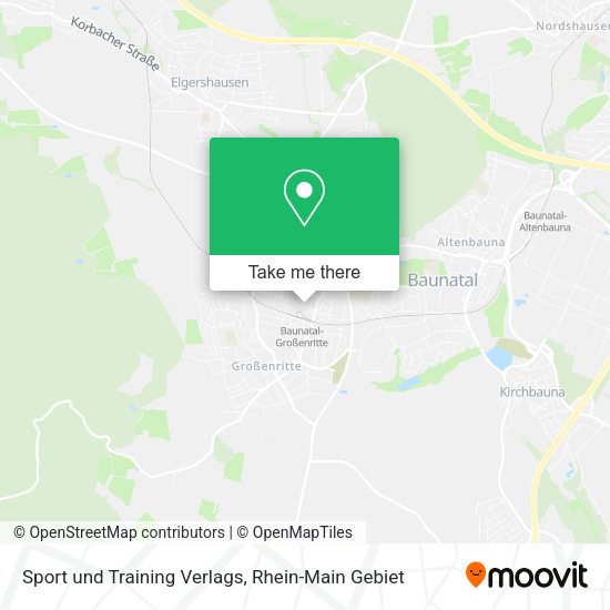 Карта Sport und Training Verlags