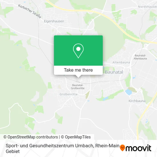 Карта Sport- und Gesundheitszentrum Umbach