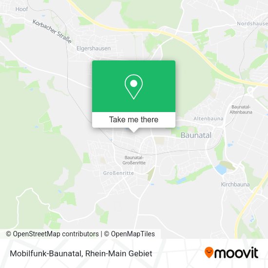 Карта Mobilfunk-Baunatal