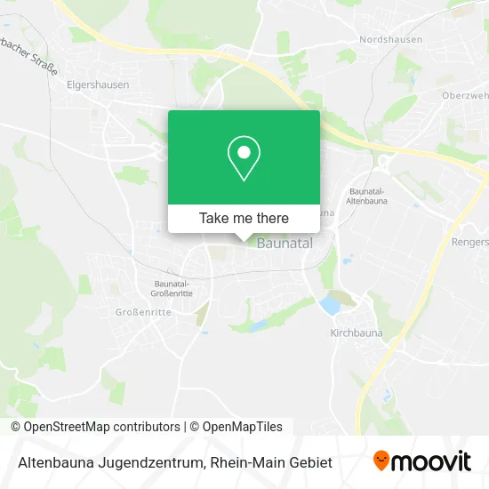 Карта Altenbauna Jugendzentrum