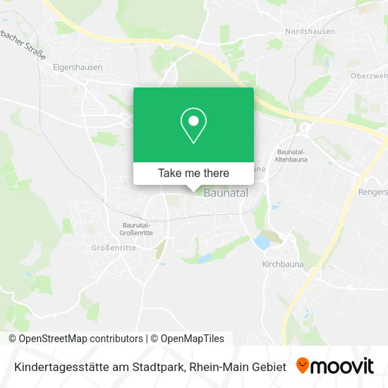 Карта Kindertagesstätte am Stadtpark