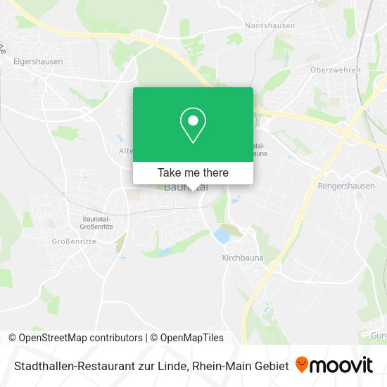 Карта Stadthallen-Restaurant zur Linde