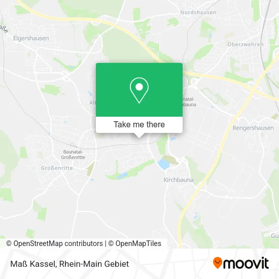 Карта Maß Kassel