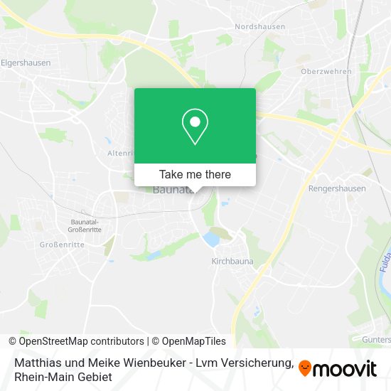 Карта Matthias und Meike Wienbeuker - Lvm Versicherung