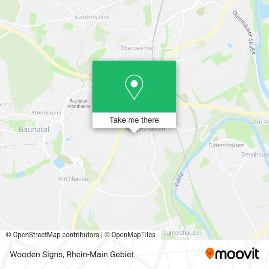 Карта Wooden Signs