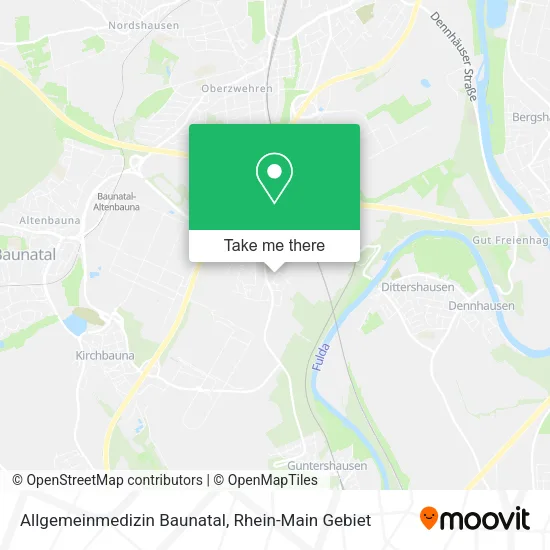Карта Allgemeinmedizin Baunatal