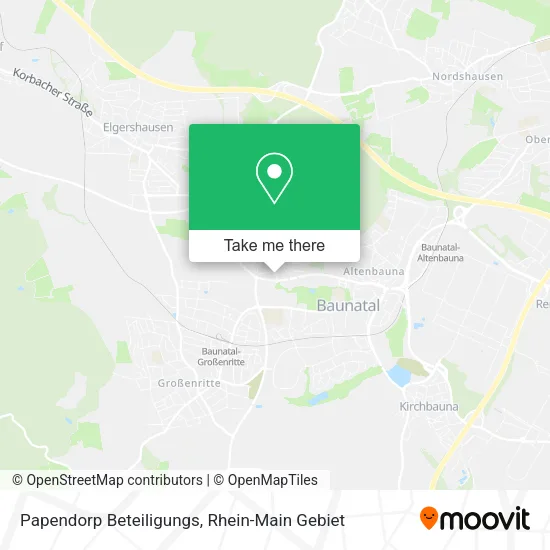 Карта Papendorp Beteiligungs