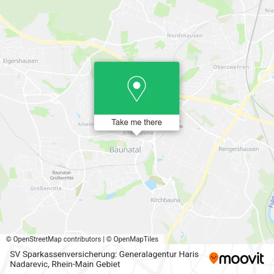 Карта SV Sparkassenversicherung: Generalagentur Haris Nadarevic