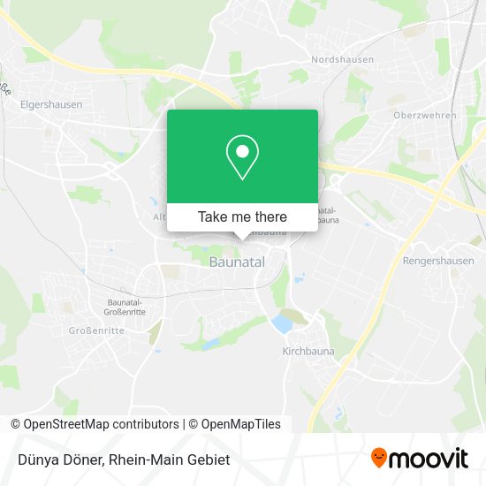 Карта Dünya Döner