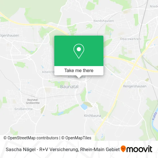 Карта Sascha Nägel - R+V Versicherung