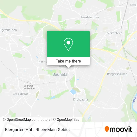 Bíergarten Hütt map