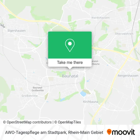 Карта AWO-Tagespflege am Stadtpark