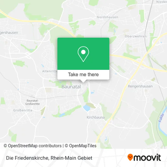 Карта Die Friedenskirche