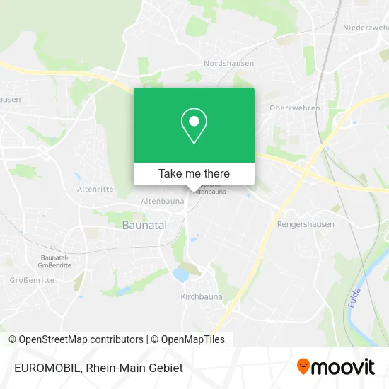 Карта EUROMOBIL