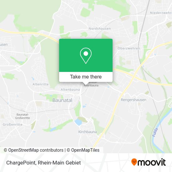 Карта ChargePoint