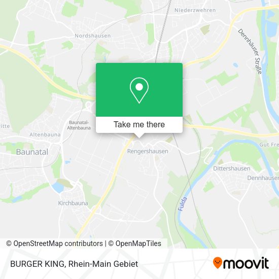 Карта BURGER KING